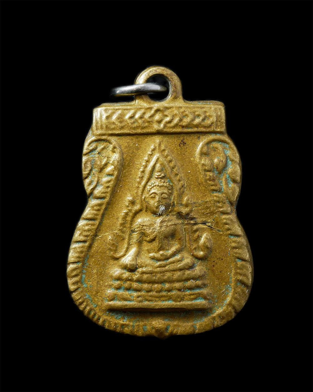 21Jul24 (79)p.jpg - ​เหรียญพระพุทธชินราชหลังนางกวัก เนื้อทองเหลือ พระเก่า ไม่ทราบที่ | https://kamulet.in.th